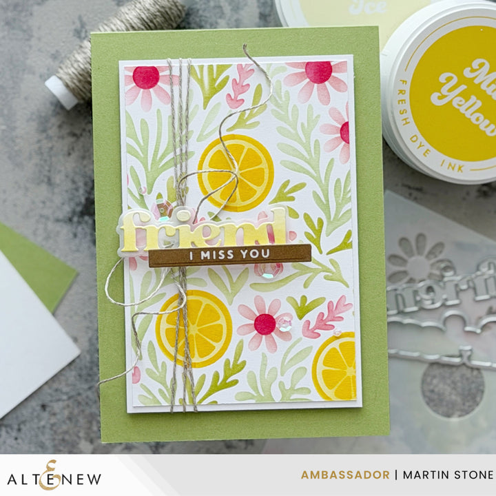 Tea Potpourri Stencil Set (5 in 1)