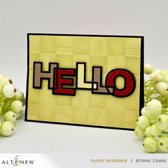 Paper Rhythm 3D Embossing Folder - Altenew