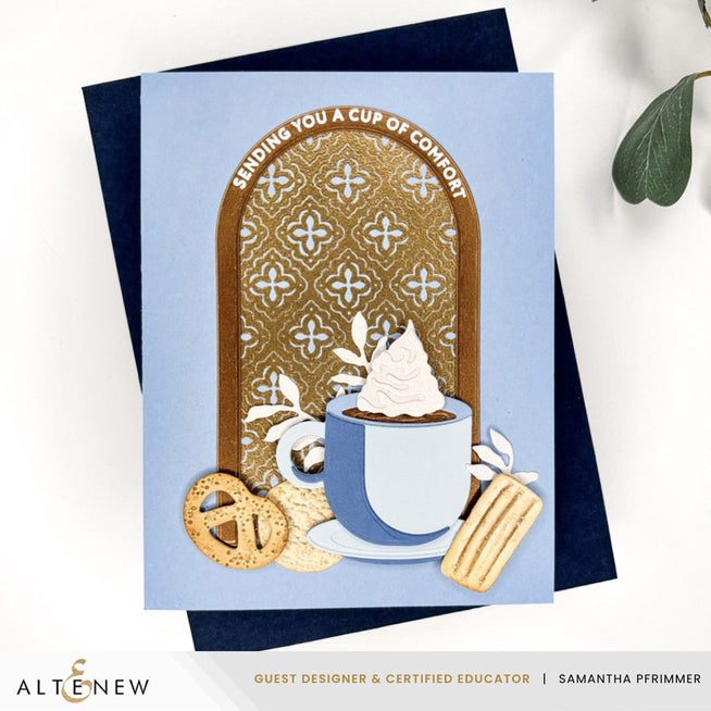 Altenew Craft Your Life Project Kit: The Afternoon Spread with colorful paper and craft supplies for creative projects.