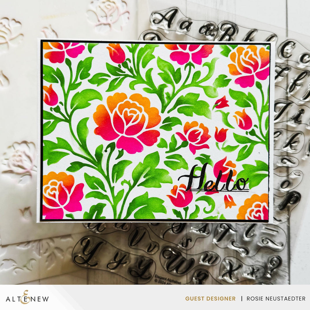 Elegant Alphabet Stamp Set - Altenew