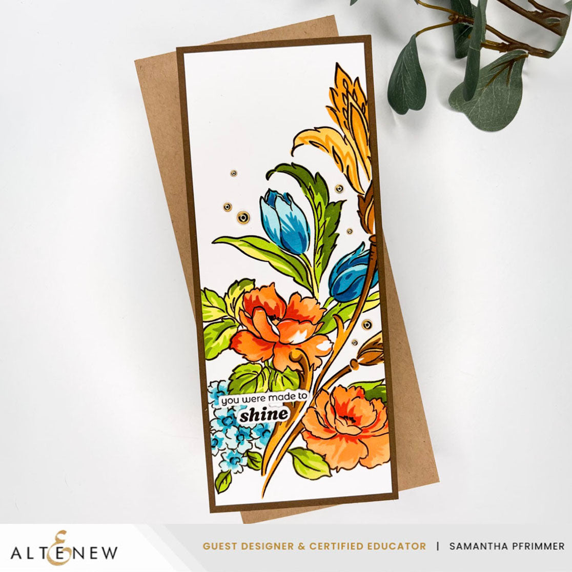 Build-A-Garden: Flourished Flora Add-On Die Set | Altenew