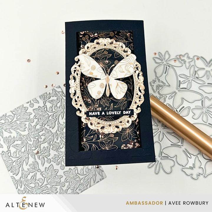 Creative Cuts: Zero-Waste Fluttering Fantasies Layering Die Set - Altenew