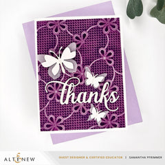 Lace Topped Petals 3D Embossing Folder - Altenew
