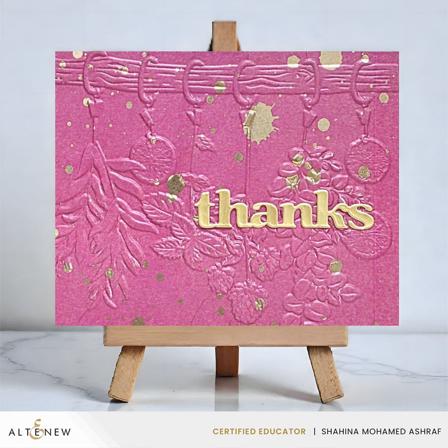 Love, Preserved 3D Embossing Folder