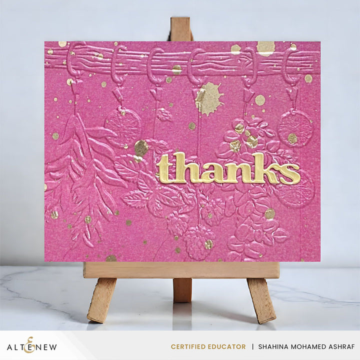 Love, Preserved 3D Embossing Folder