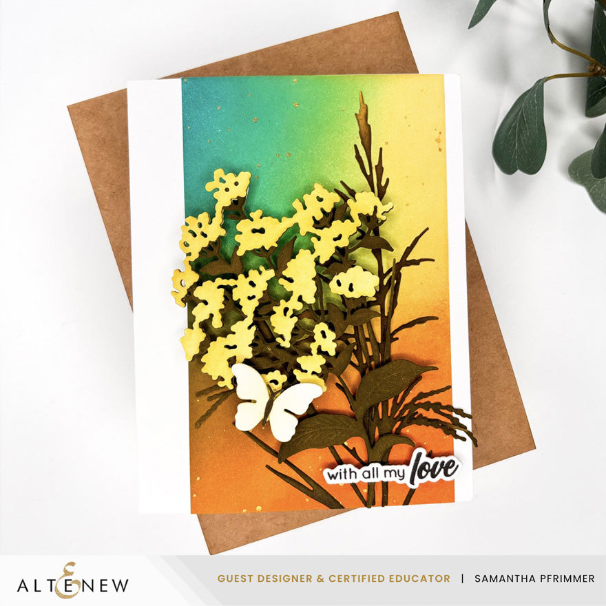 Altenew Marvelous Monthly Series Bundle November 2026 featuring Tranquil Meadow floral artwork by Sam and Samantha Pfrimmer.