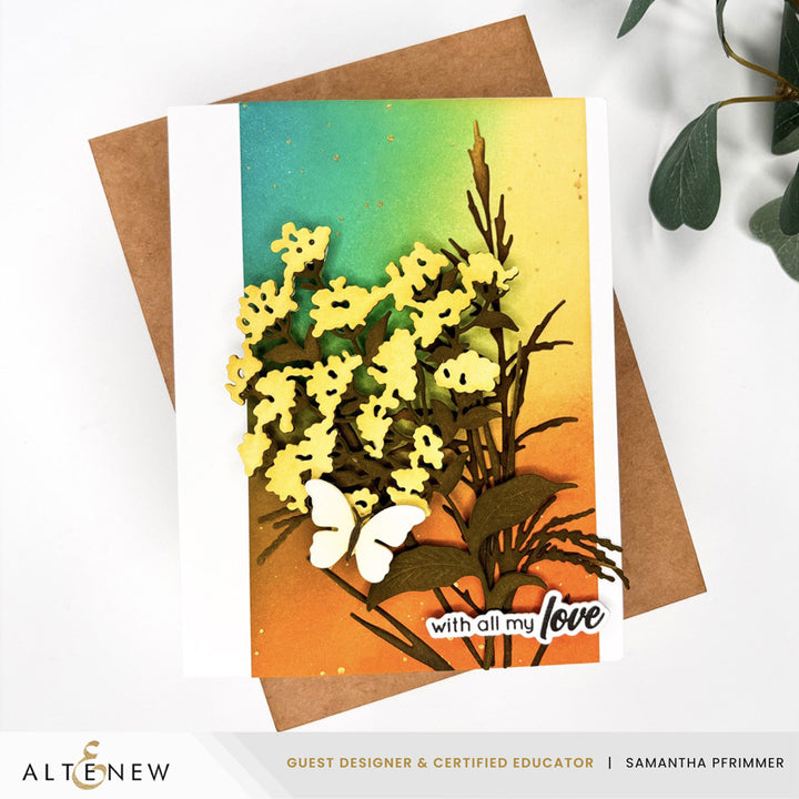 Altenew Marvelous Monthly Series Bundle November 2026 featuring Tranquil Meadow floral artwork by Sam and Samantha Pfrimmer.
