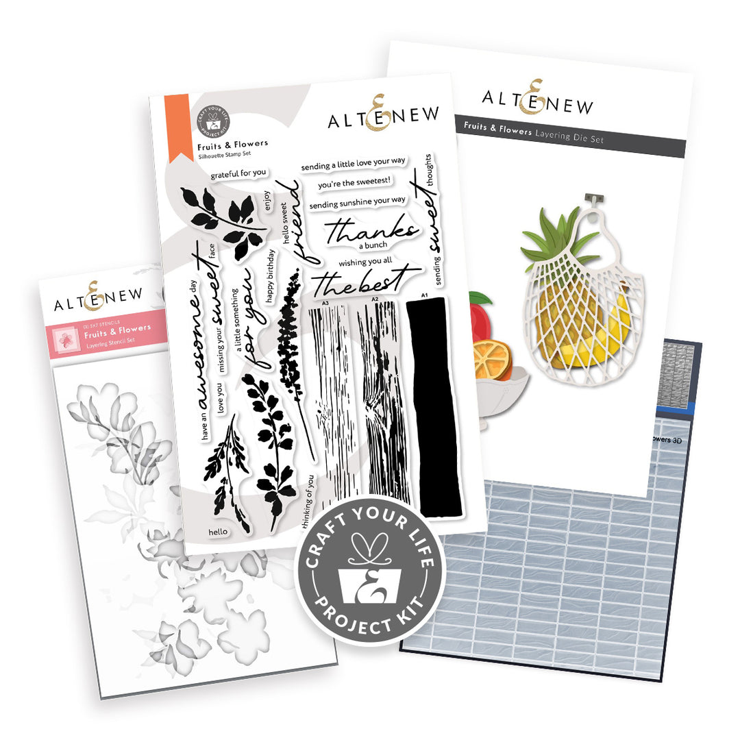 Craft Your Life Project Kit: Fruits & Flowers - Altenew