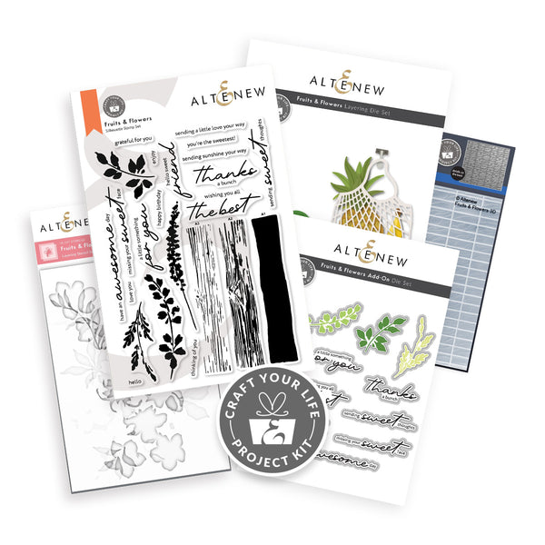 Craft Your Life Project Kit: Fruits & Flowers & Add-On Die Bundle - Altenew