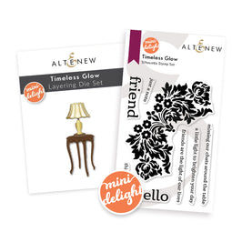 Mini Delight: Timeless Glow Stamp & Die Set - Altenew