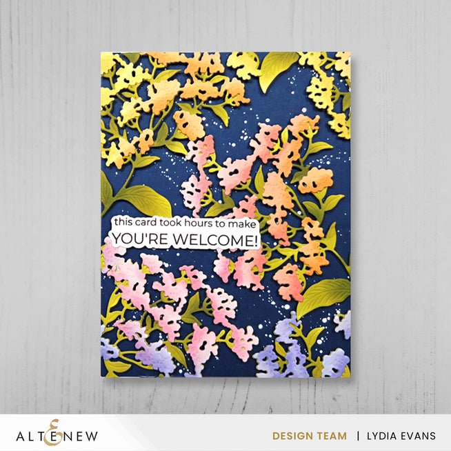 Altenew Marvelous Monthly Series November 2026 release bundle featuring Tranquil Meadow Lydia floral stamp and die set.