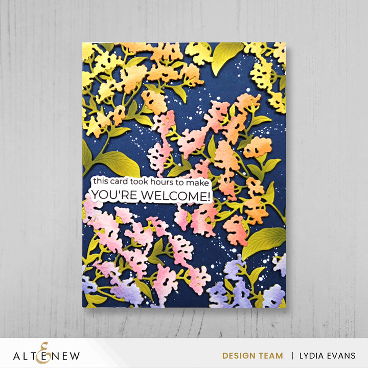 Altenew Marvelous Monthly Series November 2026 release bundle featuring Tranquil Meadow Lydia floral stamp and die set.