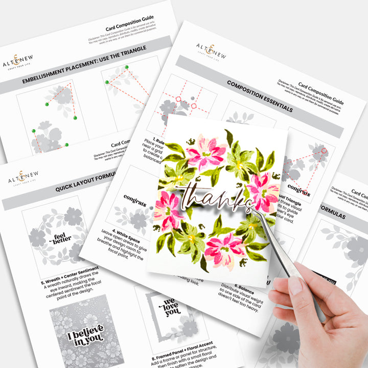 Card Composition Guide | Printable