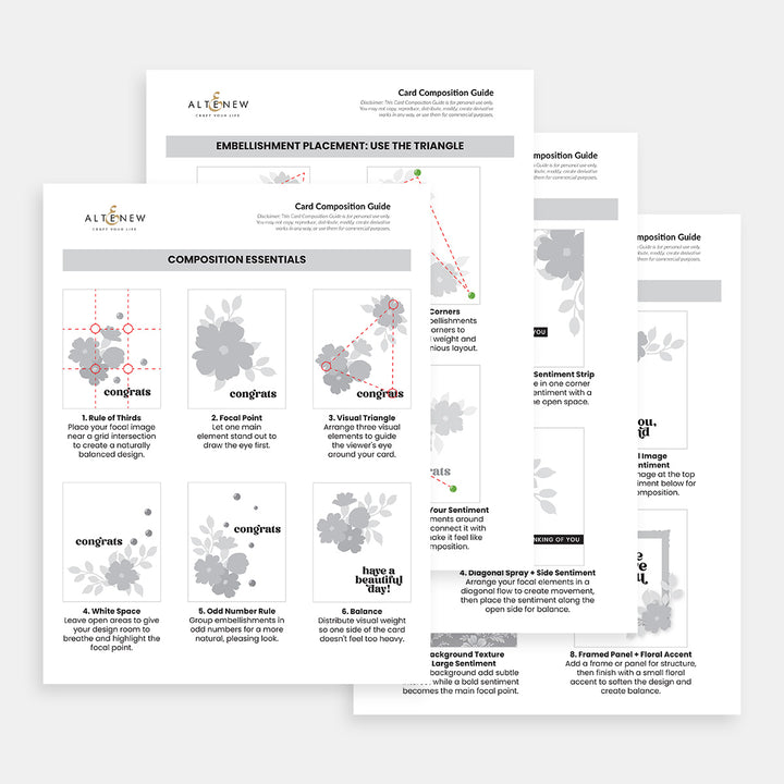 Card Composition Guide | Printable