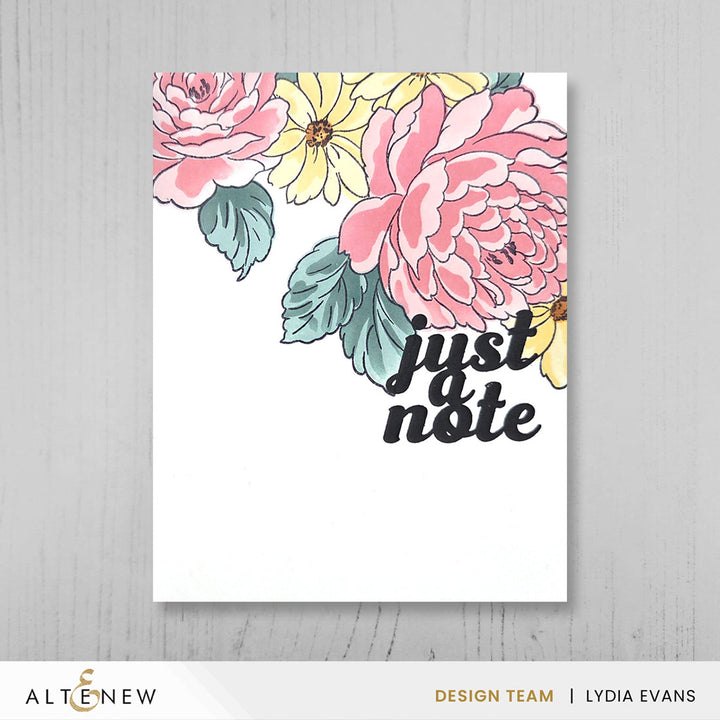 Cascading Flowers Stamp Set