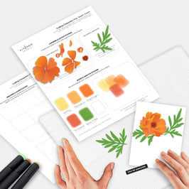 Printable Crafting Companion | Card Layout Planner & Color Swatching Sheet - Altenew