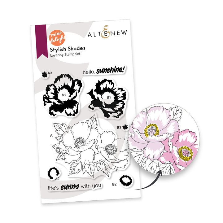 Mini Delight: Stylish Shades Stamp & Die Set - Altenew