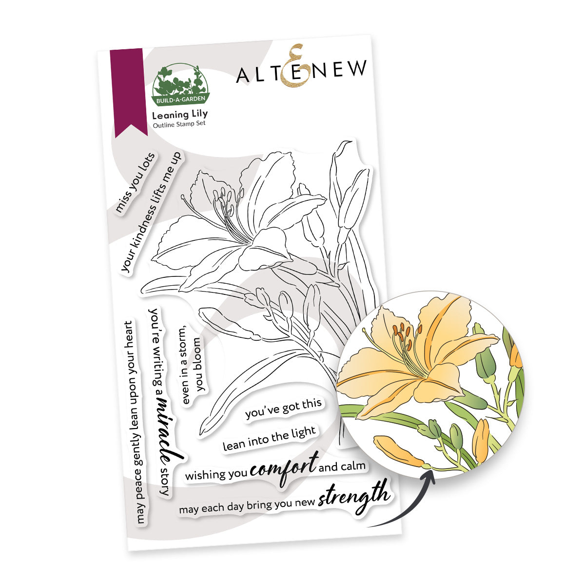 Build-A-Garden: Leaning Lily | Altenew