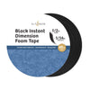 Black Instant Dimension Foam Tape - 1/16'' x 1/2'' x 15m - Altenew