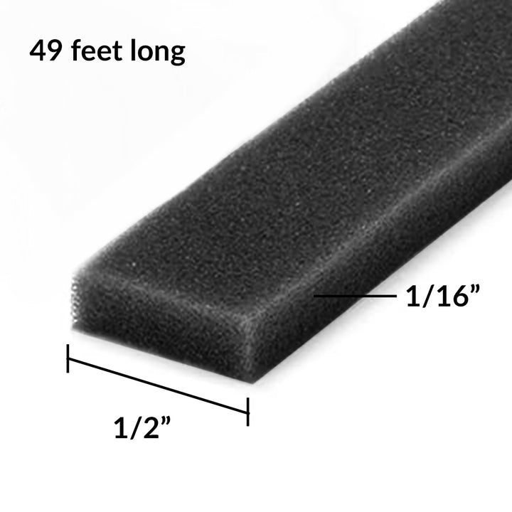 Black Instant Dimension Foam Tape - 1/16'' x 1/2'' x 15m - Altenew