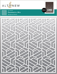 Geometric Mix Stencil - Altenew
