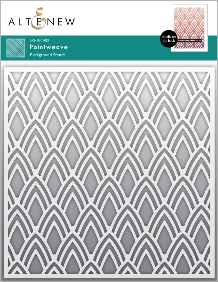 Pointweave Stencil - Altenew