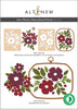 Altenew Zero-Waste Embroidered Florals die set with intricately designed floral cutouts for crafting and card making.