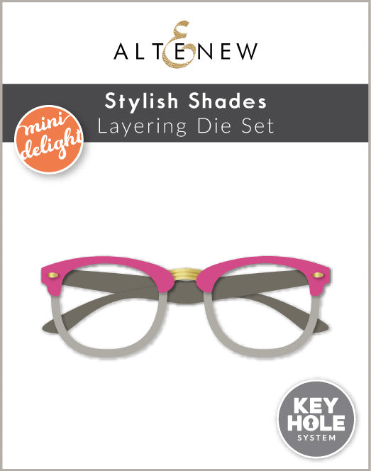Mini Delight: Stylish Shades Stamp & Die Set - Altenew