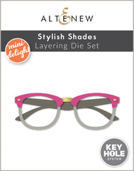 Mini Delight: Stylish Shades Stamp & Die Set - Altenew