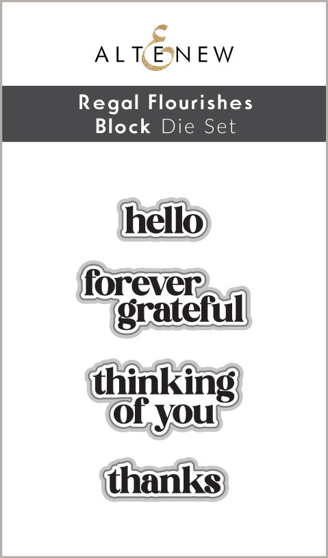Regal Flourishes Stamp & Die Bundle | Altenew