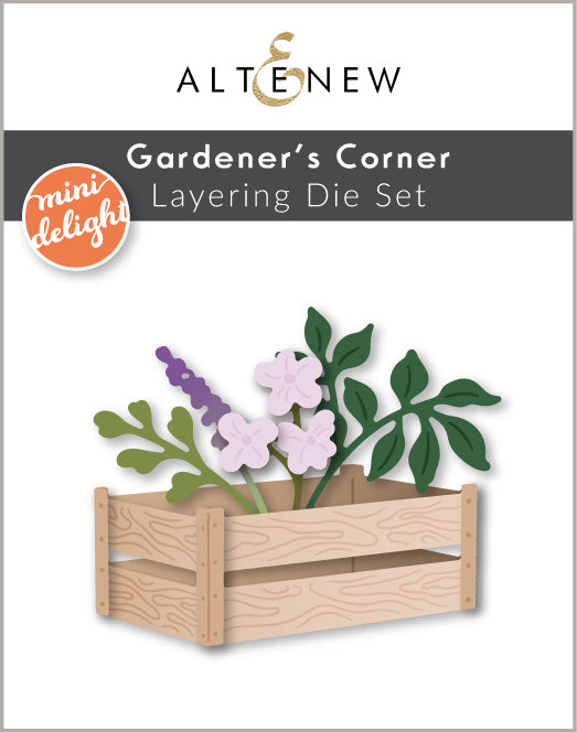 Mini Delight: Gardener's Corner Stamp & Die Set - Altenew