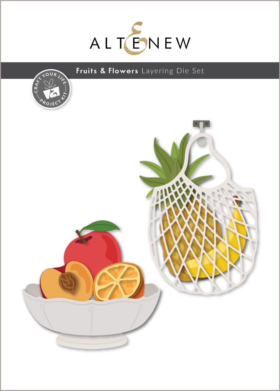 Craft Your Life Project Kit: Fruits & Flowers & Add-On Die Bundle