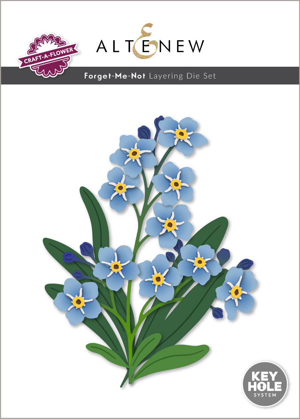 June 2026 Ocean Themed Dies, Sentiment Banners, Forget-Me-Nots