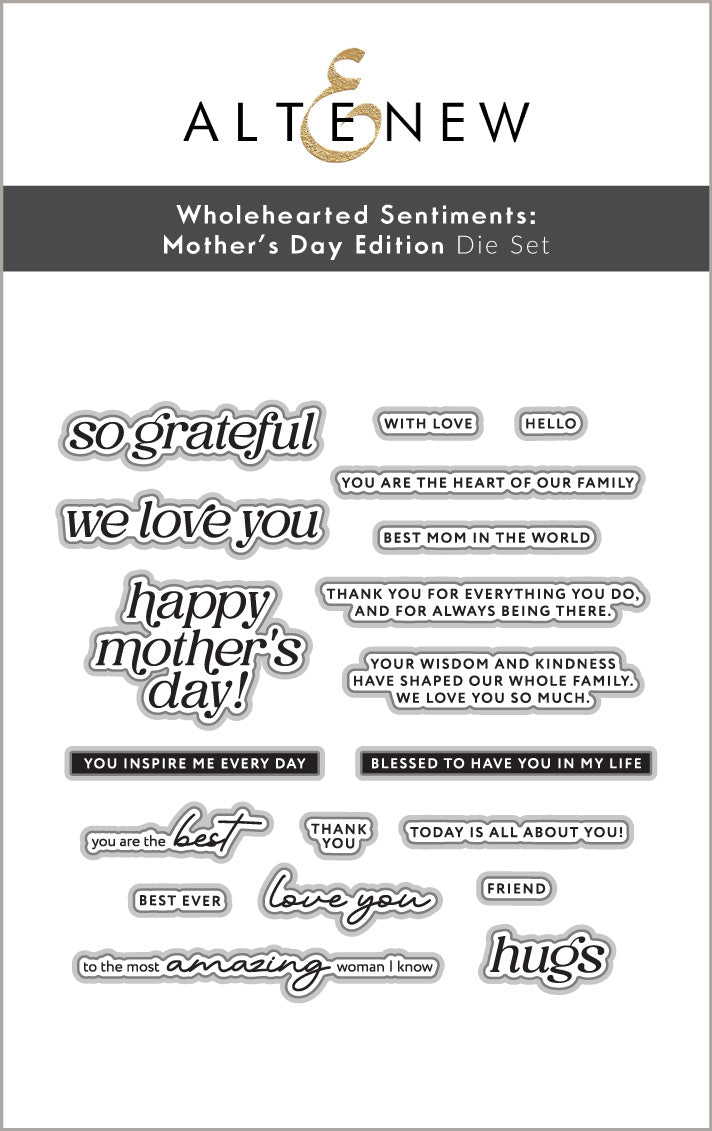 Wholehearted Sentiments: Mother’s Day Edition - Altenew