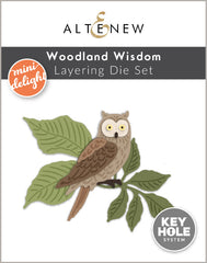 Mini Delight: Woodland Wisdom Stamp & Layering Die Set