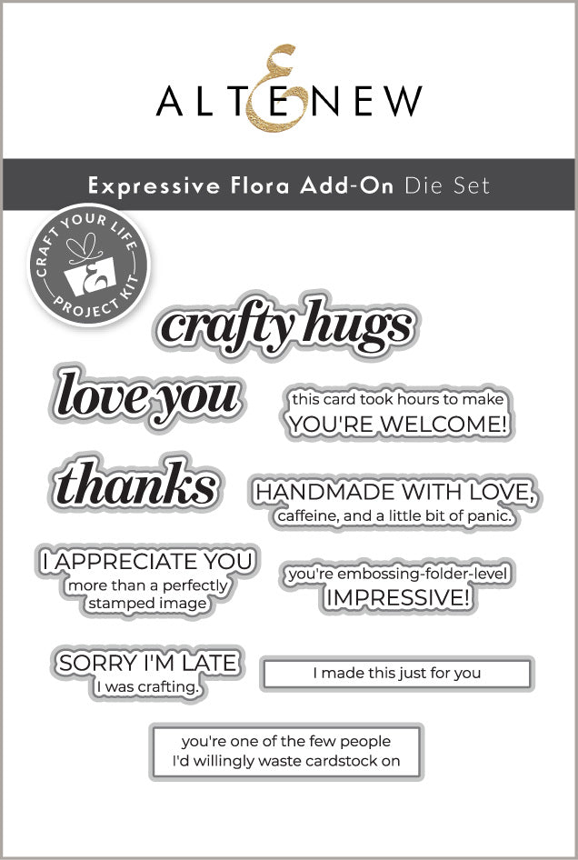Craft Your Life Project Kit: Expressive Flora & Add-on Die Bundle