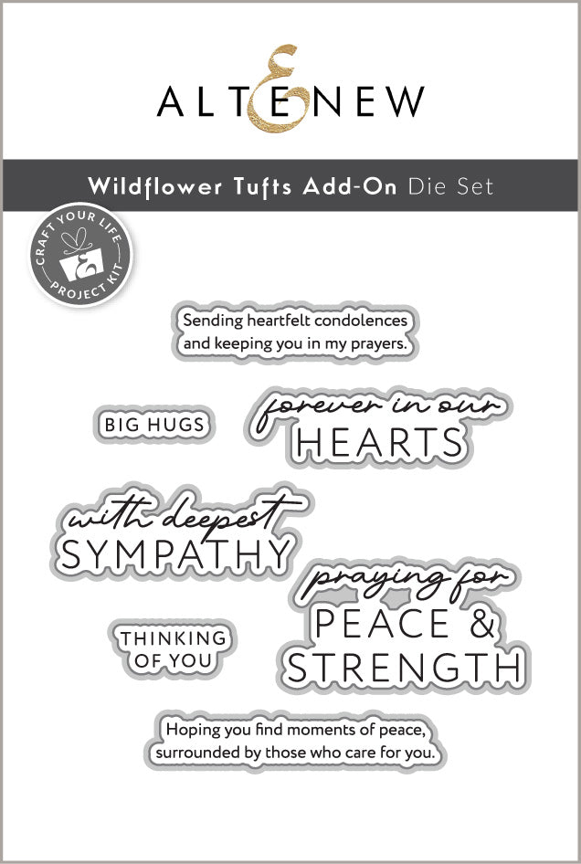 Craft Your Life Project Kit: Wildflower Tufts Add-on Die Set