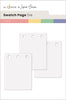 Altenew Jaycee's Swatching Essentials Bundle with swatching die and digital downloads display setup