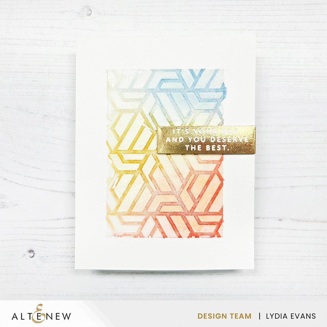Geometric Mix Stencil - Altenew