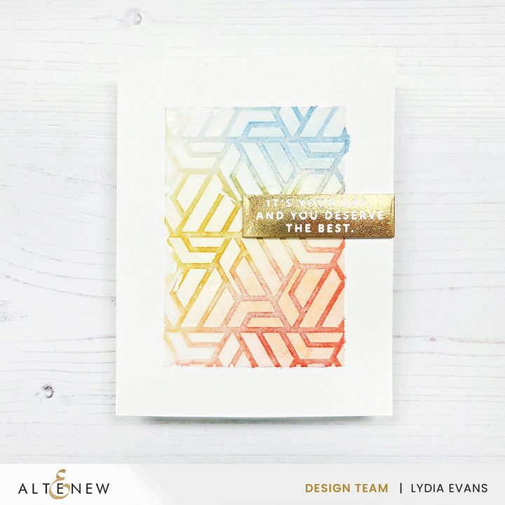 Geometric Mix Stencil - Altenew
