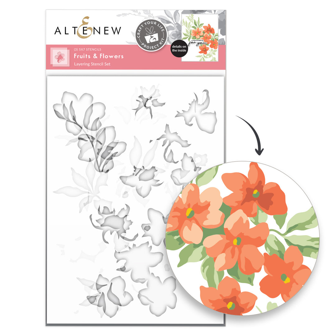 Craft Your Life Project Kit: Fruits & Flowers & Add-On Die Bundle - Altenew