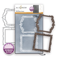Decorative Frames 3D Embossing Folder & Die Set