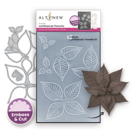 Lush Botanicals: Poinsettia 3D Embossing Folder & Die Set - Altenew