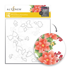 Winterberry Poinsettias - Altenew