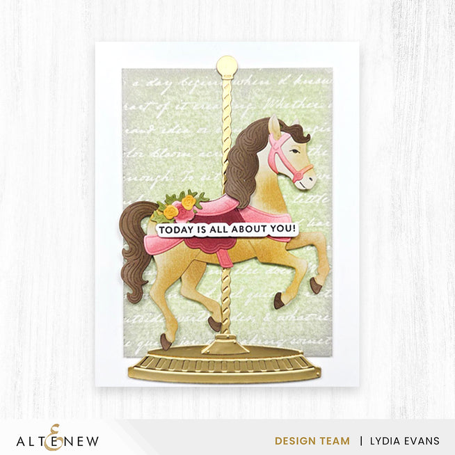 Altenew Making Moments Press Plate from Betterpress Plates collection featuring a detailed Lydia Evans design for crafting projects.