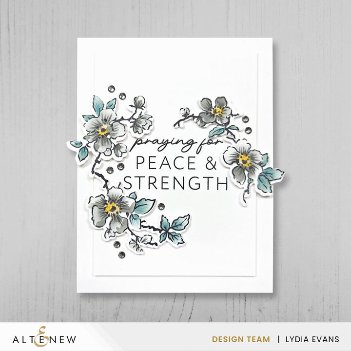Altenew Craft Your Life Project Kit with wildflower tufts, featuring colorful dried flower arrangements and crafting supplies.