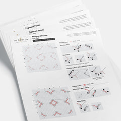 Pegboard Panels Stitching Guide (Printable) - Altenew