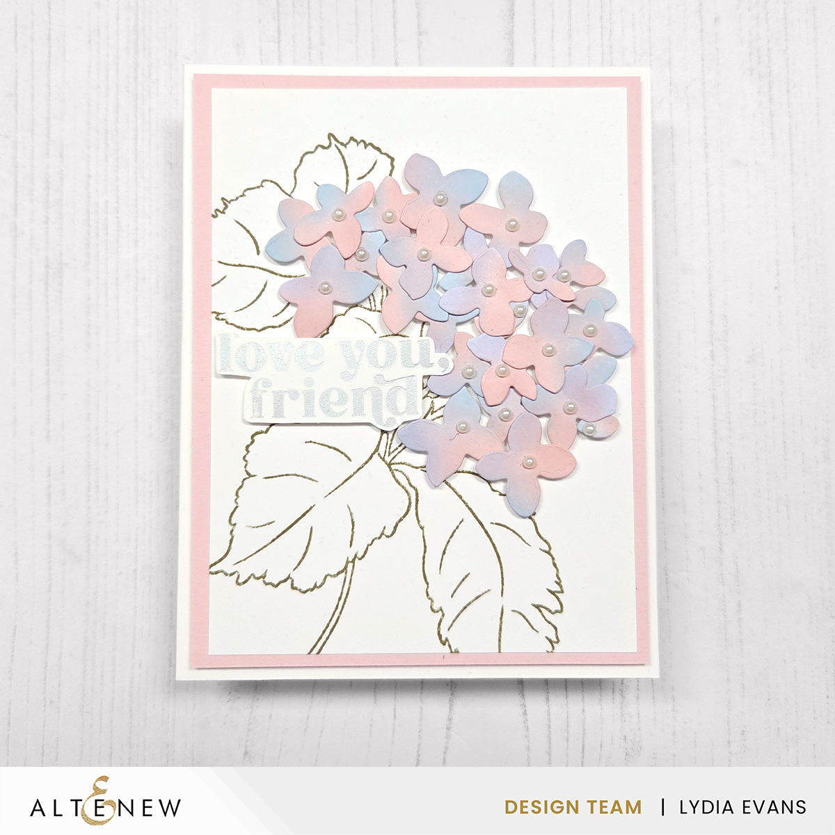 Pop-It-Up: Blooming Hydrangea Stamp & Die Set | Altenew