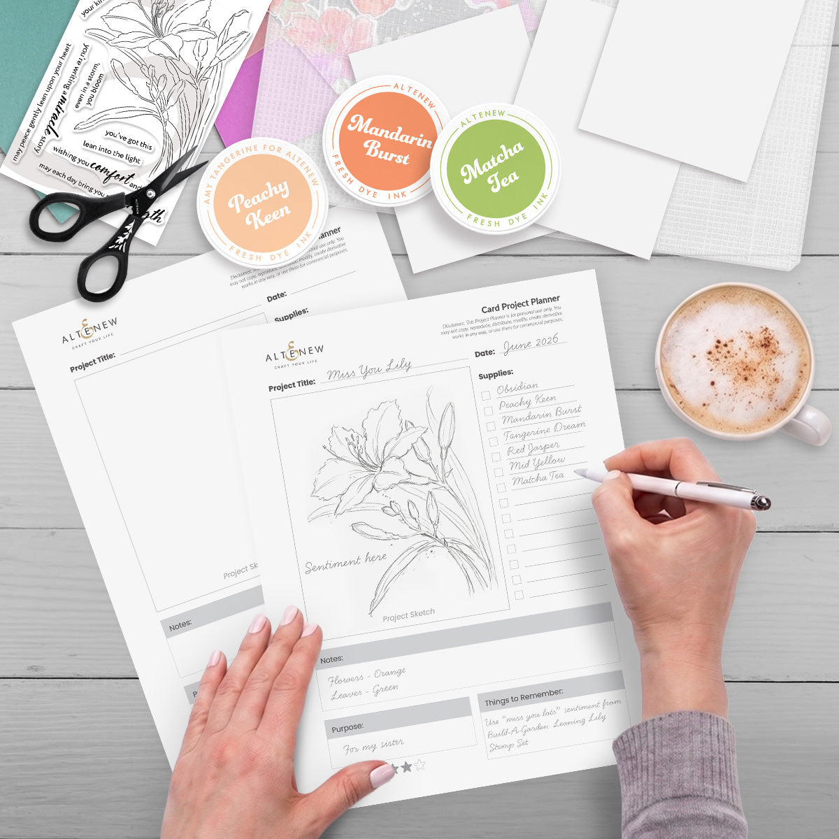 Ready-to-Use Card Project Planner | Altenew