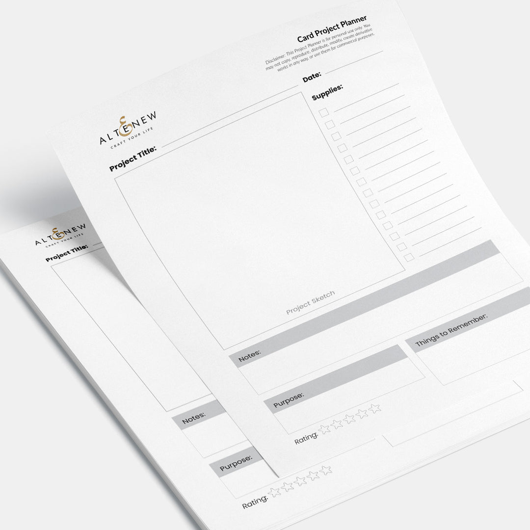 Ready-to-Use Card Project Planner